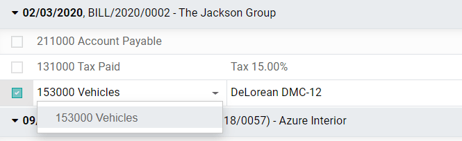 Modification of a posted journal item's account in NightPOS Accounting