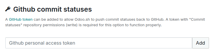 การตั้งค่าสถานะคอมมิต GitHub