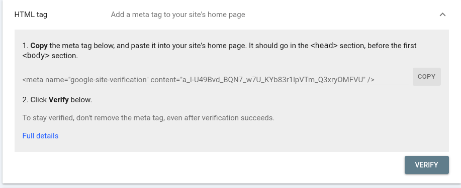 เปิดส่วนแท็ก HTML