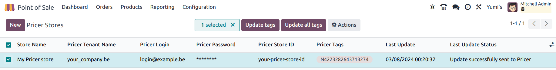 อัปเดตแท็ก Pricer ทั้งหมด
